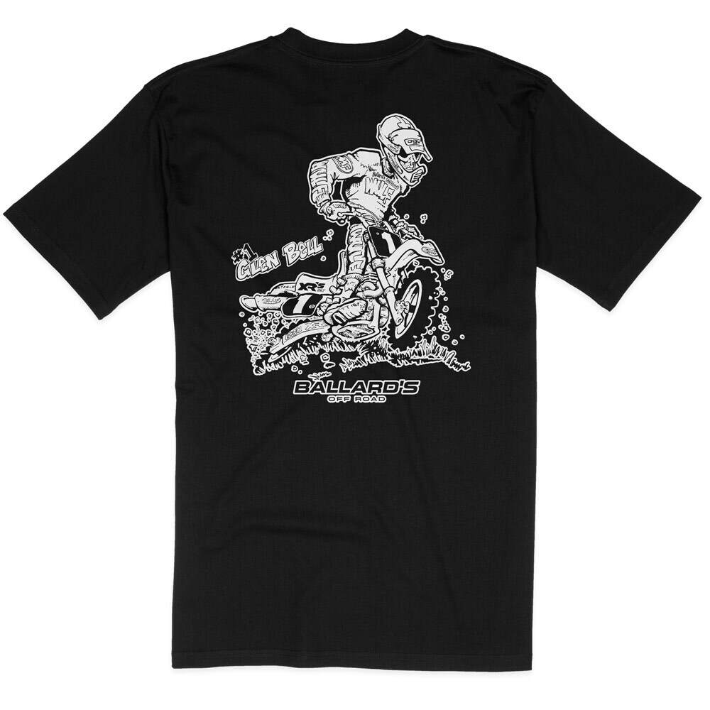 Ballards Glen Bell #1 Thumper Nats Black Tee at ATVstore