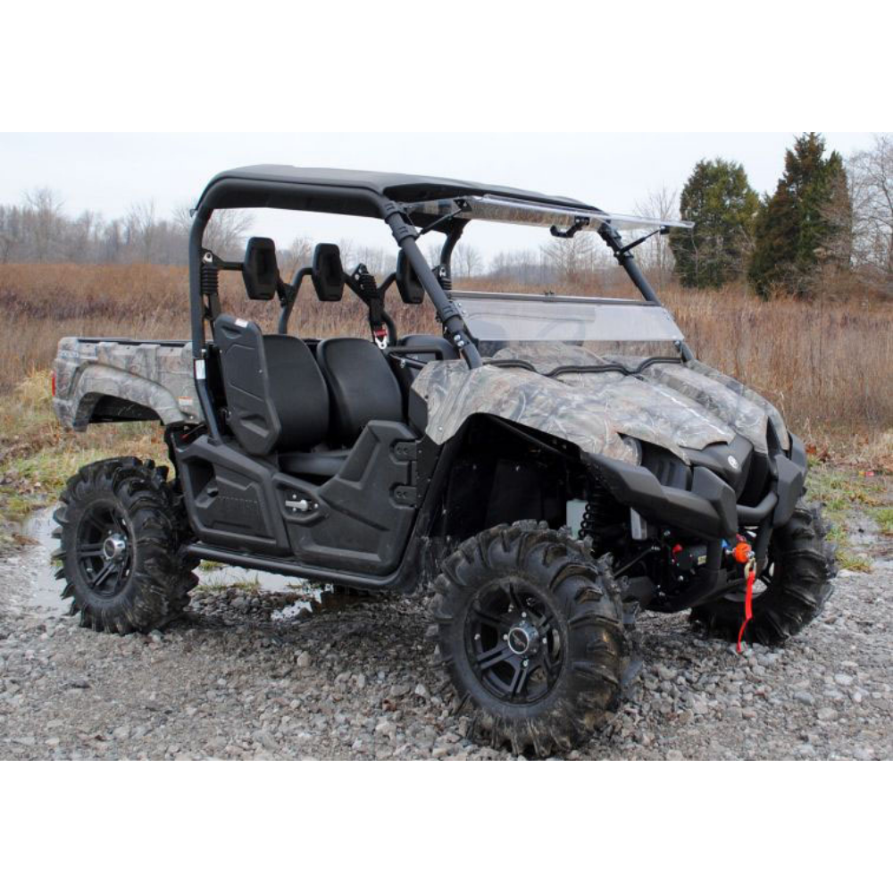 SuperATV Yamaha Viking Flip Windshield at ATVstore